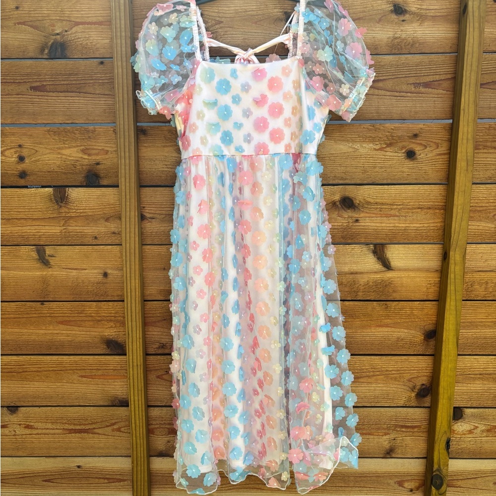 Colorful Polka Dot Kids Dress